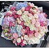 Bouquet „Harmonie aus Rosen und Hortensien“