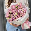 Strauß aus 9 rosa Eustoma