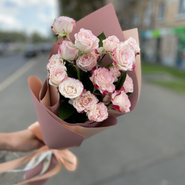 Pink Oasis: 5 Bush Roses