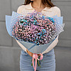 Bouquet de 9 gypsophiles arc-en-ciel