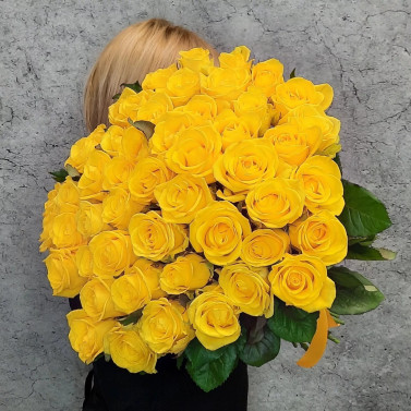 51 yellow roses