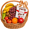 Geschenkset: Obstkorb und Raffaello