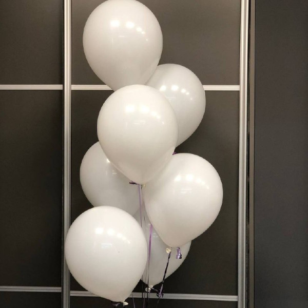 Composition de ballons « Éclat blanc »