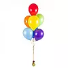 Festliche Stimmung: Komposition aus 7 Heliumballons