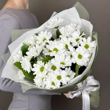 Букет із 5 хризантем