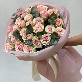 Wolke der Zärtlichkeit – Strauß aus 25 rosa Rosen