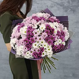 Großer Chrysanthemenstrauß