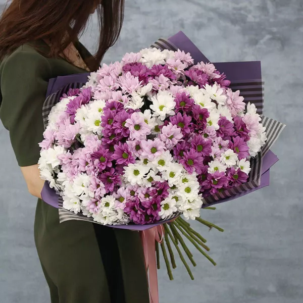 Gran ramo de crisantemos