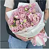 Ramo de 9 eustomas rosas