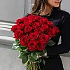 21 rosas rojas 50 cm