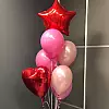 Festliche Luftballons: Herz und Stern