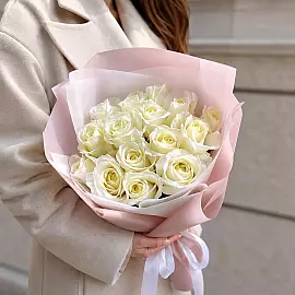 15 Rosas Brancas