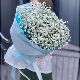 Bouquet di gipsofila bianca — leggerezza delicata