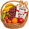 Geschenkset: Obstkorb und Raffaello