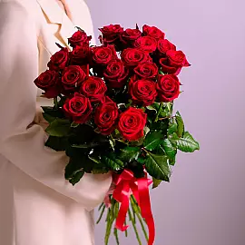 21 rote Rose 60 cm