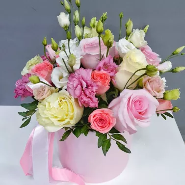 Flores en caja mix — ramo elegante