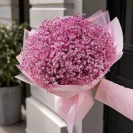 Nubes rosas — ramo de gypsophilas