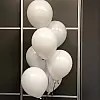 Ballonkomposition „Weißes Leuchten“