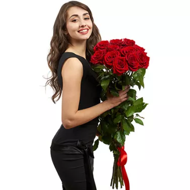 11 roses 100 cm