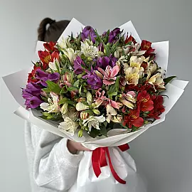 Bouquet de 15 alstroemères éclatantes