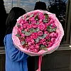 Ramo de 25 rosas peonía — Amor radiante