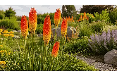 Kniphofia – efektowny afrykański gość w ogrodzie