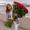 Букет из 101 розы 100 см — роскошный подарок