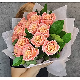 15 Pfirsichrosen
